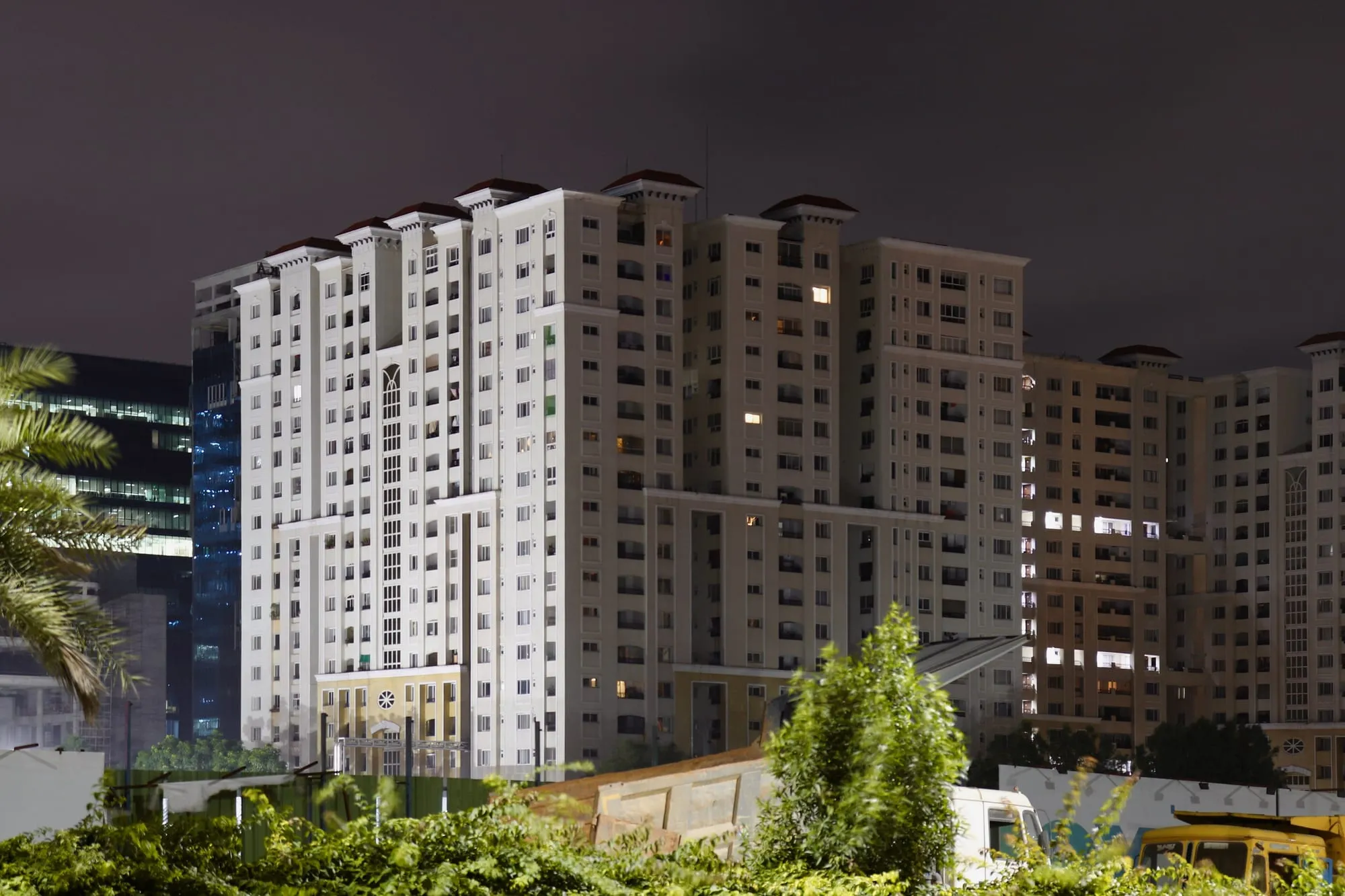Noida & Greater Noida, Delhi NCR — residential rooftops with water storage tanks