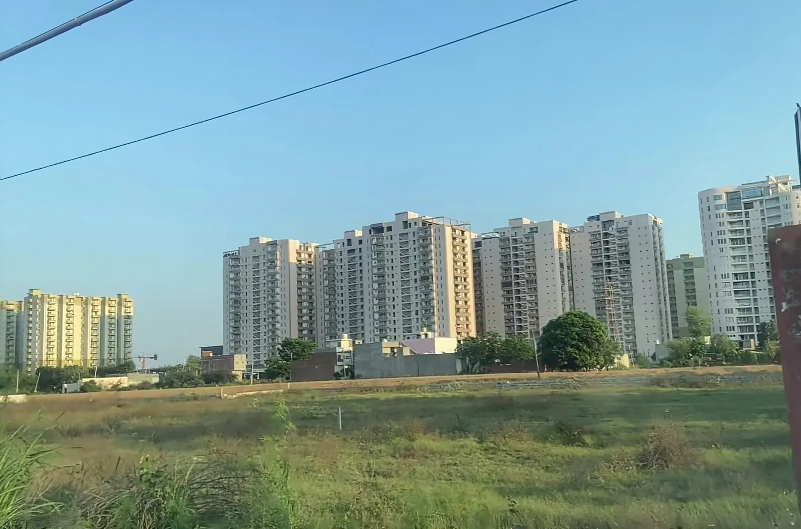 South Delhi, Delhi NCR — residential rooftops with water storage tanks